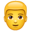 Blonder Mann Emoji U+1F471 U+2642