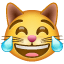 Tränen Katze Smiley U+1F639