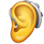 Hörgerät Emoji U+1F9BB