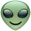 Alien ET Smiley Whatsapp U+1F47D