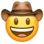 Cowboy Smiley U+1F920