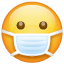 Smiley mit chirurgischer Maske U+1F637