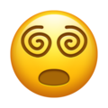 Emoji spiralförmige Augen U+1F635 U+1F4AB