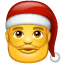 Weihnachtsmann Emoji U+1F385