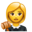 Richterin Emoji U+1F469 U+2696