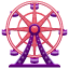 Riesenrad Emoji U+1F3A1