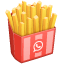 Pommes Emoji U+1F35F