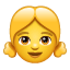 Mädchen Emoji U+1F467