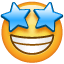 Sternaugen Emoji U+1F929