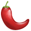 Rote Peperoni Emoji U+1F336