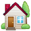 Haus mit Garten Whatsapp U+1F3E1