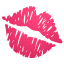 Kussabdruck Emoji U+1F48B