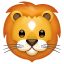 Löwe Emoji U+1F981