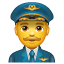 Pilot Smiley U+1F468 ‍U+2708