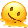 Schmelzendes Gesicht Emoji U+1FAE0