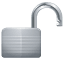 Offenes Schloss Emoji U+1F513