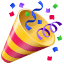 Konfetti Emoji U+1F389