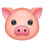 Schweinekopf Emoji U+1F437