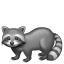 Waschbär Emoji U+1F99D