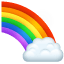 Regenbogen Emoji U+1F308