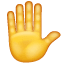 Hand Emoji U+270B