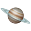 Planet Saturn Emoji U+1FA90