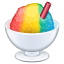 Eisbecher mit Strohhalm Emoji U+1F367