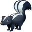 Skunk Emoji U+1F9A8