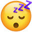 ZZZ Schlafen Emoji U+1F634