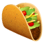 Taco Smiley U+1F32E