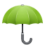 Geöffneter Regenschirm Emoji U+2602